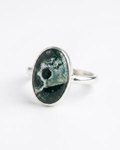 Natural Ocean Jasper Gemstone <b>Ring</b> Solid 925 Sterling Silver Handmade Boho Statement <b>Ring</b> for Women Wedding Engagement Party - Product Image 1