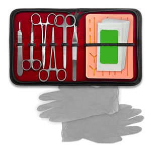 Kit de Suture Manuel Professionnel en Acier Inoxydable, Outils de Formation Chirurgicale de Haute Qualité, Garantie 1 An, ENGR TRADERS CO. CE - Product Image 1