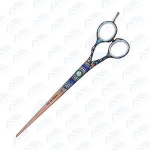Tijeras Profesionales Curvas de Titanio Dorado para Adelgazar el Pelo de Mascotas, Tijeras para Peluquería Canina, Productos para el Cuidado de Mascotas - Product Image 4
