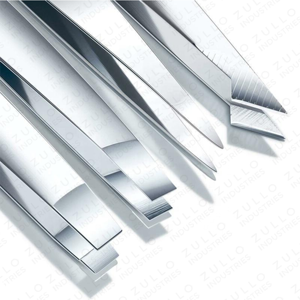 4PCS Custom Color Stainless Steel Eyebrow Tweezers Set PU Leather Pouch Pointed <b>Square</b> Slant Tip Beauty Grooming <b>Tool</b> OEM - Product Image 4