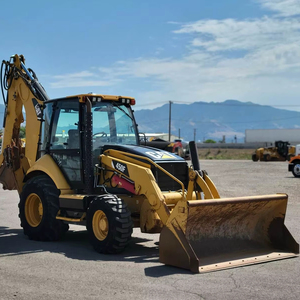Caterpillar Backhoe Loader Heavy Duty Construction <b>Machine</b> for Earthmoving Excavation Road Building Diesel Engine Power <b>Machine</b> - Product Image 2