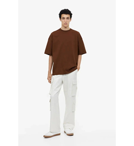 T-shirts en coton biologique 100% tricoté, personnalisables avec impression sérigraphiée, qualité supérieure, prix compétitif, vente en gros - Product Image 6