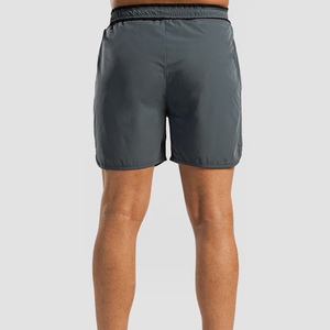 Nuevos pantalones cortos deportivos para hombre de cintura media, ligeros, de secado rápido, para correr, servicio OEM, pantalones cortos deportivos con cordón para hombre en grandes cantidades. - Product Image 3