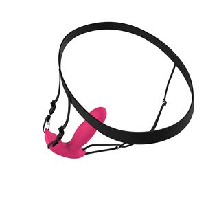 Nuevo Vibrador de Moda para Fiestas con Correas, Resistente al Agua IPX6, Recargable por USB, 10 Frecuencias, Color Rojo Rosa, Estimulación para Adultos - Product Image 3