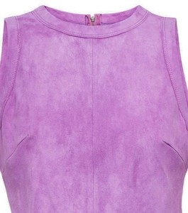 <b>Women</b> Suede Tank <b>Top</b> Modern Sleeveless Crop <b>Vest</b> Premium Soft Fashion Casual Apparel Wholesale OEM Clothing Custom Made - Product Image 5