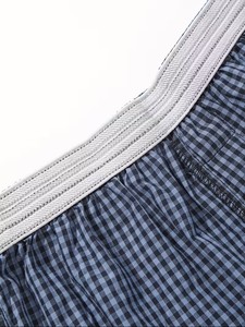 Shorts à carreaux pour hommes, shorts décontractés faciles et polyvalents, shorts de loisirs pour l'intérieur, confortables et respirants - Product Image 6