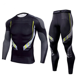 <b>Compression</b> <b>Underwear</b> Gym Sportswear Unisex Tights Training Workout Jogging Sports Set Running Rash Guard Tracksuit Seamless - Product Image 5