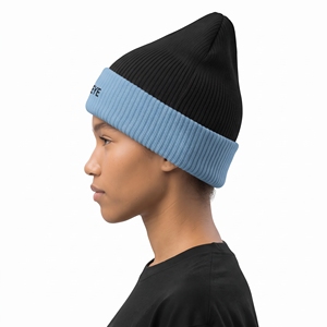 Custom Logo Acrylic <b>Winter</b> Beanie <b>Hat</b> Warm Knitted Outdoor Ear Covering Unisex Cap - Product Image 4
