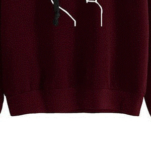 Sudadera con Capucha de Lana Personalizada al por Mayor, Corte Regular, para Mujer, Nueva Llegada, 100% Algodón y Lana, Fabricante de Ropa, CP-WH-08 - Product Image 6