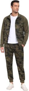 Men's Tracksuits <b>Set</b> Long Sleeve Causal Full Zip Running Sports Sweatsuit For Men 2 Piece Outfits - Product Image 4