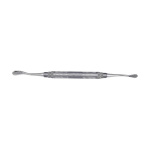 Lima dental de doble punta con dientes cruzados de acero inoxidable, instrumento quirúrgico para procedimientos de modelado y acabado óseo - Product Image 3