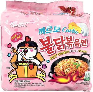 บะหมี่กึ่งสำเร็จรูปซัมยัง บุลดัก คาร์โบนาร่า รสเผ็ด 130 กรัม - ปริมาณมากสำหรับผู้นำเข้าและผู้ค้าปลีกอาหารเกาหลี - Product Image 2