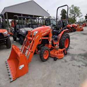 อุปกรณ์ขุดดินสำหรับรถแทรกเตอร์ขนาดเล็กแบบขับเคลื่อน 4 ล้อ สีแดง รถแทรกเตอร์ล้ออเนกประสงค์ เครื่องยนต์ 40 แรงม้า สำหรับงานเกษตรและจัดสวน - Product Image 1