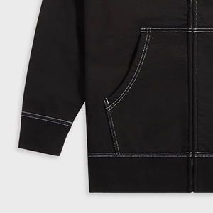 Servicio OEM de diseño para compradores al por mayor: Sudadera con capucha para hombre con bolsillos laterales y diseño de logotipo personalizable, material transpirable para el invierno. - Product Image 3