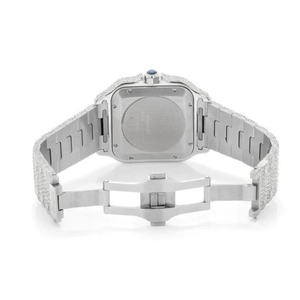 Reloj Unisex con Incrustaciones de Moissanita, con Fecha Automática, de Alta Calidad, con Diamantes Incoloros, al Mejor Precio al por Mayor - Product Image 4