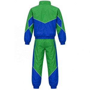 Conjunto Deportivo Personalizado para Hombre, Chaqueta Cortavientos y Pantalones de Chándal, 2 Piezas, Poliéster y Nailon, Cierre Completo, Ropa Deportiva, OEM ODM - Product Image 3