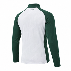 <span class=keywords><strong>Maglia</strong></span> Sportiva Blu e Blu Navy a Maniche Lunghe con Finiture Verde Lime, Traspirante, per Squadre, Adatta a Tutte le Stagioni, Asciugatura Rapida - Product Image 2