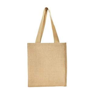 Good Quality Natural Geometric Print Jute <b>Bag</b> Durable <b>Bag</b> for Farmers Market Shopping Use Available at Factory Price - Product Image 6