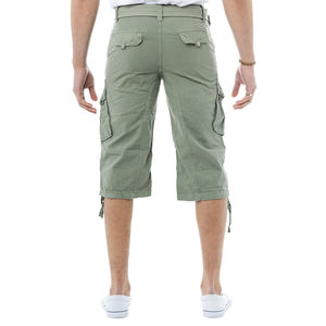 Shorts cargo vintage pour homme, six poches, coupe classique, tissé, pour l'été, usage extérieur, finition délavée, collection de haute qualité pour homme - Product Image 3