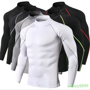 Printed Men's Rash Guard <b>Navy</b> Blue Polyester Spandex Seamless Fusing Quick Dry Short Sleeve T-Shirt for Surfing Water - Product Image 6