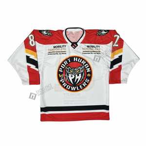 Jersey de Hockey sobre Hielo Sublimado de Alta Calidad, Personalizado, Último Modelo, Impresión por Sublimación, Secado Rápido, Transpirable, OEM, Corte Regular, Deportivo - Product Image 2