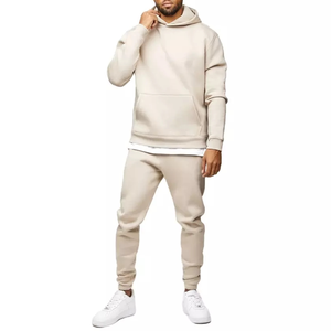 Men's Private <b>Label</b> Sportswear Fitness Apparel Sweatsuits Cotton Joggers Sports Sets Slim Fit Tracksuits for Men - Product Image 4