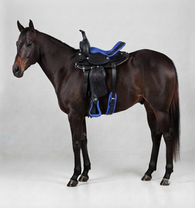 Export Quality Western Barrel Leather Horse Saddle, Sturdy Fiber Glass Tree, Classic Style Professional <b>Equestrian</b> Saddle 13" - Product Image 6