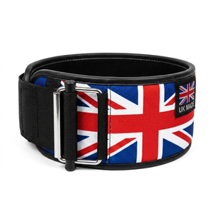<b>Union</b> <b>Jack</b> Weightlifting Belt Adjustable Hook Loop Closure Breathable Waist Support EVA <b>Material</b> Non-Slip Heavy Duty for Unisex - Product Image 3