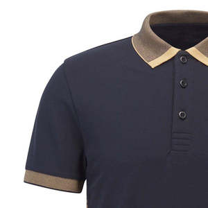 Polo classique pour homme, coupe ajustée, confortable, décontracté, pour le bureau ou le week-end, logo personnalisé, vêtements en gros - Product Image 3