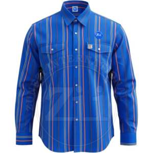 Chemises de travail uniformes à manches longues en coton soudé FRC, protection thermique niveau 300-500°C, pour usage en construction, très demandées aux États-Unis - Product Image 1