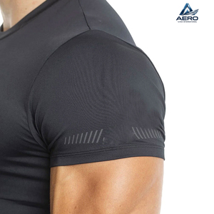 Vêtements de sport écologiques, légers, en différentes couleurs, haute qualité, prix de gros, nouveau style, t-shirts de fitness pour hommes. - Product Image 5