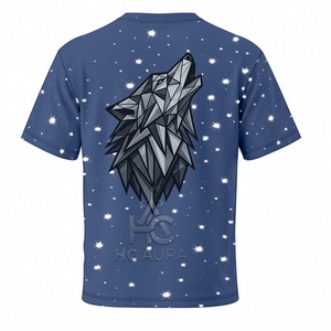 T-shirt pour homme de qualité supérieure, nouvelle arrivée, durable, premium, imprimé étoiles de la galaxie, surdimensionné, graphique cosmique, manches courtes, streetwear - Product Image 3