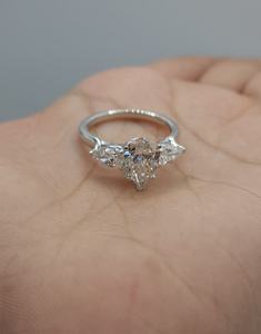 2.80 CT Lab Grown <b>Diamond</b> <b>Ring</b> in 18K Gold Plated | IGI Certified Luxury Engagement <b>Ring</b> | Elegant Bridal Jewelry - Product Image 5