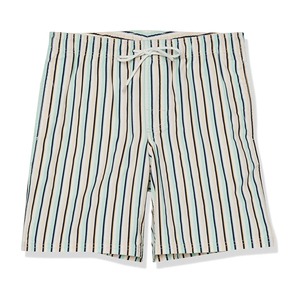 Men Striped Cotton Bermuda Shorts With Drawstring Waist And Pockets Casual Style Mid Rise Fit - Product Image 6