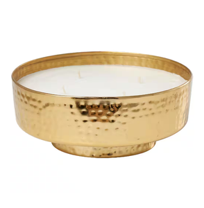 Portavelas Votivas Dorados Martillados para Velas de Té, Decoración del Hogar, Frascos Votivos al por Mayor para Centros de Mesa de Boda - Product Image 1
