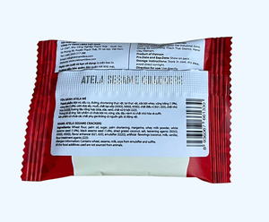 Best quality ATELA Healthy 228gr Vietnamese <b>Baked</b> <b>Goods</b> Crispy Sesame Cracker FMCG Salty Sweet Biscuits Box Bag Sachet - Product Image 5