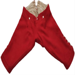 Pantalon d'équitation rouge pour homme, imperméable, respirant, anti-plis, reproduction des pantalons de tambouriniers napoléoniens français - Product Image 5