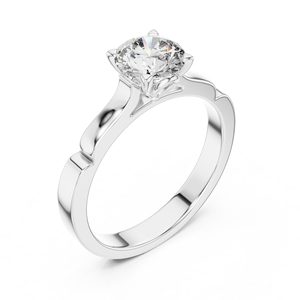 Anillo de Compromiso de Plata de Ley 925 con Diamante Moissanita, Venta al por Mayor de Joyería Directa de Fábrica, Fabricante OEM ODM - Product Image 4