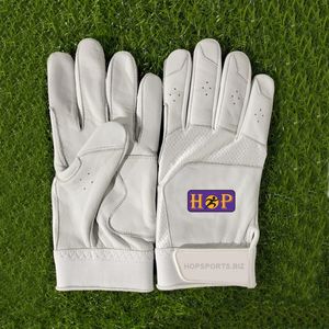 Guantes de Bateo de Béisbol Personalizados, Guantes de Bateo de Cuero de Primera Calidad de EE. UU. con Cierre de Velcro - Product Image 6
