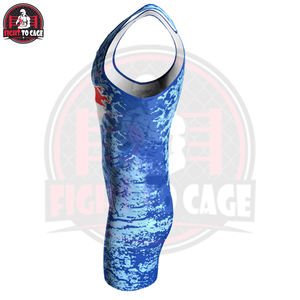 Ropa Deportiva de Artes Marciales de Spandex y Poliéster con Cuello Redondo, Trajes de Lucha Libre, Personalizados, Impresos, de Alta Calidad y a la Moda, Venta al Por Mayor - Product Image 3