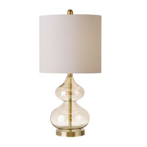 Set di 2 Lampade da Tavolo in Vetro Curvo Ellittico, Elegante Illuminazione per Arredamento Casa - Product Image 3