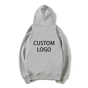 Sweat à capuche vierge en gros 100% coton molletonné avec impression de logo personnalisé unisexe, style streetwear, fournisseur d'usine - Product Image 5