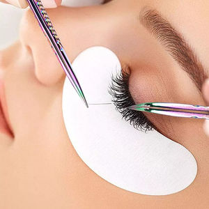 Pinzas para Extensión de Pestañas, Profesionales, de Acero Inoxidable, con Puntas Anguladas Curvas a 45 Grados - Product Image 6