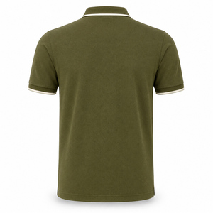 ผู้ผลิตขายส่งโดยตรง เสื้อเชิ้ตผู้ชายแขนสั้นสไตล์ไฮสตรีท ผ้าเทอร์รี่ โพลีเอสเตอร์/คอตตอน ระบายอากาศได้ดี รับผลิตตามสั่งจำนวนมาก (OEM) - Product Image 2
