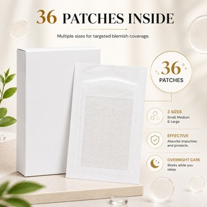 Parches Hidrocoloides Herbales Invisibles para el Acné con Árbol de Té y Aloe Vera, Veganos, Orgánicos, Libres de Crueldad Animal, Personalizables con Nombre de Marca - Venta al por Mayor a Granel - Product Image 4