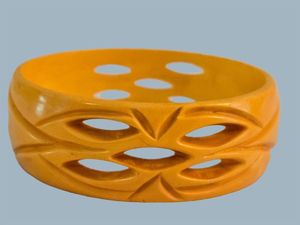 Pink Clear Resin Bangles Chunky <b>Stack</b> Daily Wear Party Festive Retro Fashion Lucite Hand Cuff Acetate Statement <b>Bracelet</b> Cuff - Product Image 5