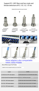 Probador de inspección de fibra óptica con sonda de inspección de fibra óptica USB de - Product Image 6