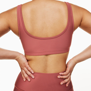 Ensemble de sport 2 pièces personnalisé pour femme, haut court et bas de yoga, respirant, séchage rapide, en Spandex/Polyester 2026 - Product Image 5