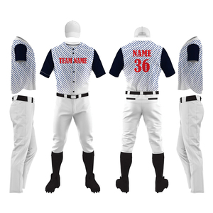 Uniforme de Béisbol Personalizado para Competición, Diseñado con Material de Poliéster de Secado Rápido y Construcción Transpirable - Product Image 6