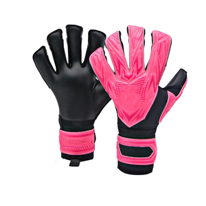 Football Goalkeeper Gloves Full Finger Latex Material Powerful Catch Non-Slip Breathable Adjustable Hook Loop Wrist <b>Strap</b> Unisex - Product Image 2